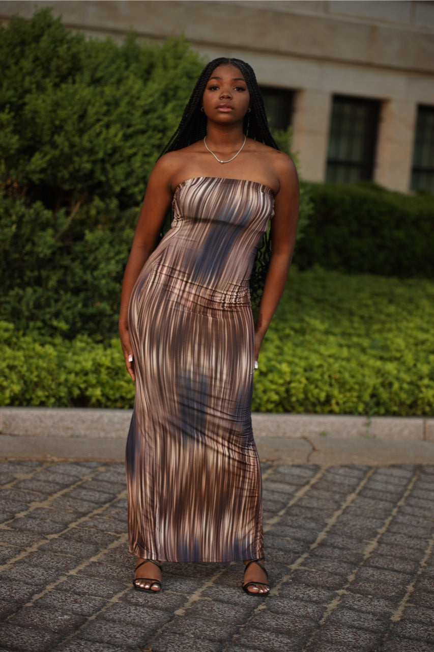 Mocha Tube Maxi Dress